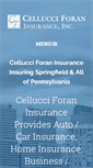 Mobile Screenshot of cellucciforaninsurance.com