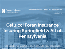 Tablet Screenshot of cellucciforaninsurance.com